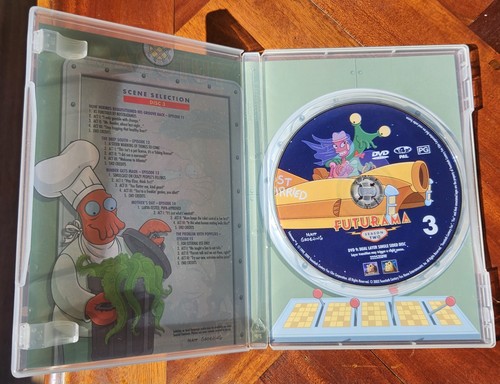 Futurama Season 2 Box Set **No Disc 1** DVD Region 4 PAL Free Fast Despatch Aus - Picture 12 of 16