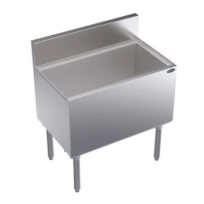 Krowne KR19-30-10 30''W Insulated Ice Bin 19'' D w/ 12'' Bin Depth w/ Cold Plate