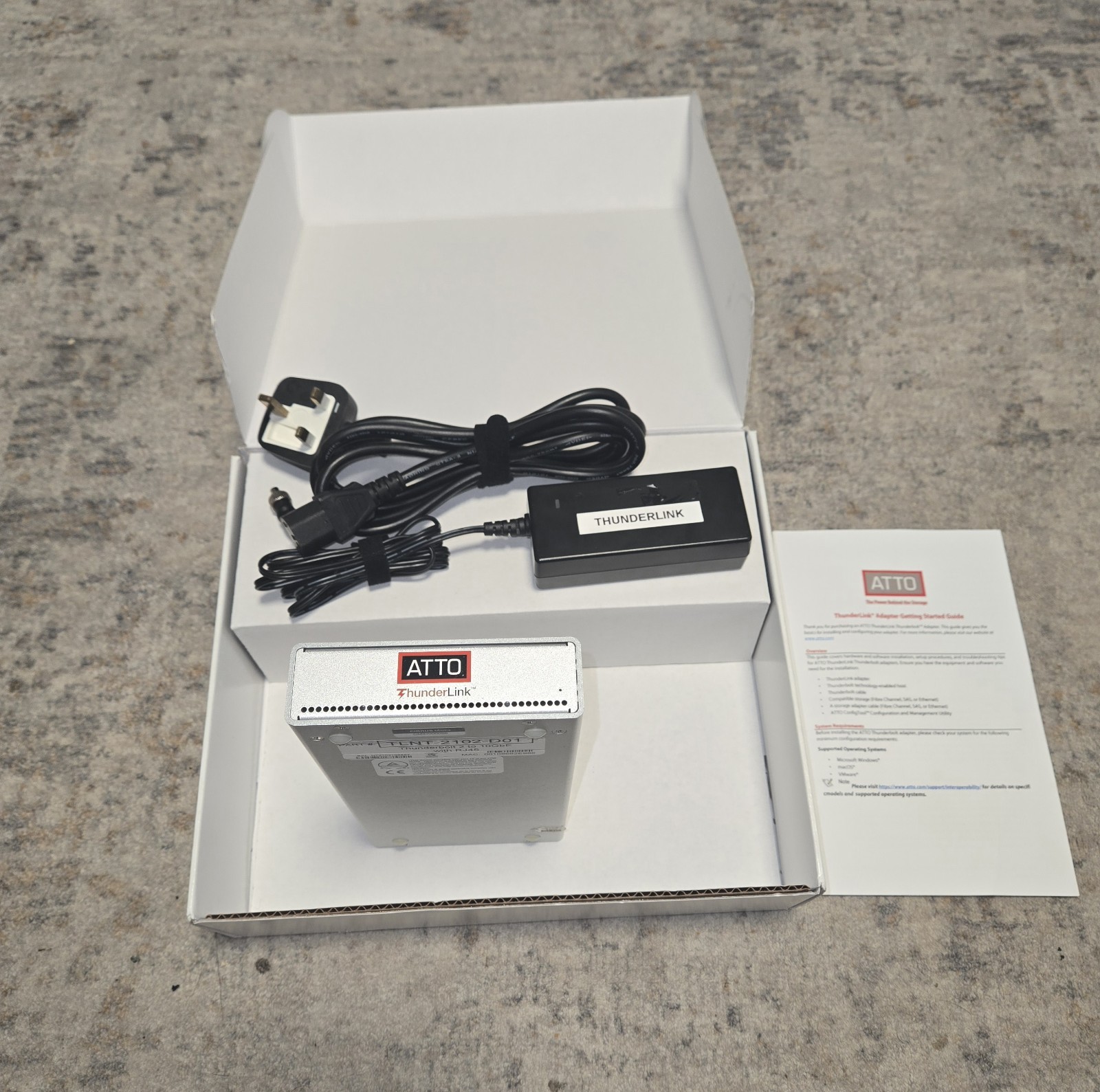 ATTO ThunderLink TLNS-2102-D01 /DE1 Thunderbolt 2 to 10GbE SFP + LC Optical image 3