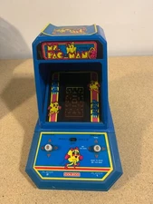 Vintage 1981 Ms. PAC-MAN Mini Tabletop Arcade Video Game Rare Coleco AS IS
