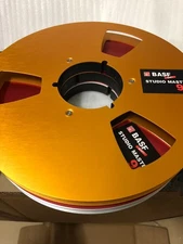 One Pair Gold 10.5'' 1/2 Inch BASF 911 Tape Reel For Tape Recorder