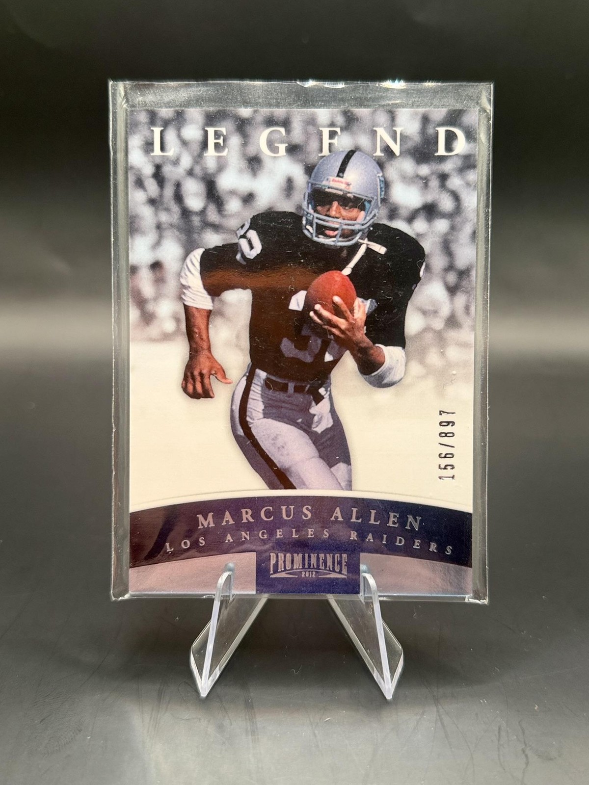 2012 Panini Prominence #128 Marcus Allen Silver #/897