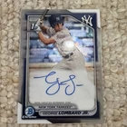 2024 Bowman Chrome 1st Bowman George Lombard Jr. Base Auto Yankees CPA-GLO