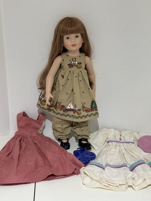 1996 Magic Attic Redhead Doll Robert Tonner Green Eyes 18'' Vinyl w/3 Outfits