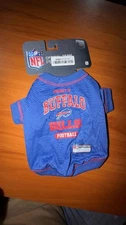 Pets First NFL AFC East T-Shirt for Dogs, Small, Buffalo Bills NEW
