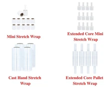 Down Gauge Stretch Wrap Plastic Shrink Film Clear Choose: Type, Size & Rolls
