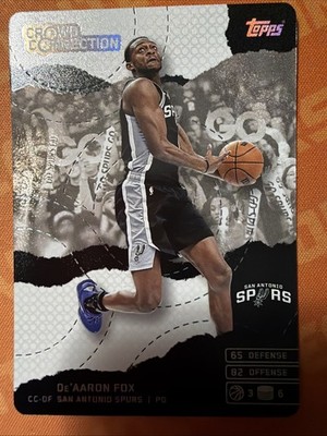 2025-26 Topps Match Attax De'Aaron Fox #CC-DF Crowd Connection 