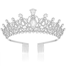 Tiara Crown for Women, Headband Hair Accessories for Birthday Wedding Party Cost
