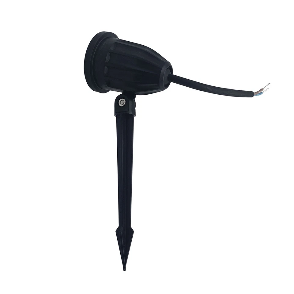 FARETTO LED A PICCHETTO 8W 220V DA GIARDINO IP65 STAFFA INCLUSA SILAMP - Immagine 3 di 4