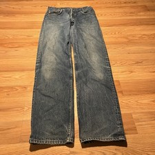 Vintage 1970s Levi s 701 Student Jeans Women s Size 6 Button Fly Light Wash W-28
