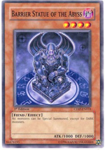 Yu-Gi-Oh! Speed Duel GX Card - Statue Of The Wicked (SGX1-END18 Common 1st Edition)