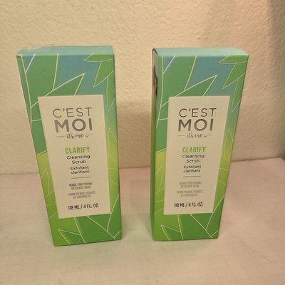 Cest Moi Clarifying Cleansing Scrub Facial Exfoliant For Blemish Prone Skin 4 Oz