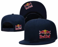 F1 Red Bull Men's Adult Racing Casual Sport Flat Brim Cap Hat Adjustable Blue