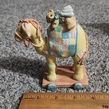 Vintage 1993 Cherished Teddies Camel 904309 Nativity Figurine