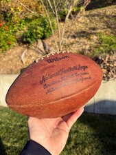 1974 WILSON OFFICIAL NFL GAME BALL LEATHER FOOTBALL -Pete Rozelle Date Code GG