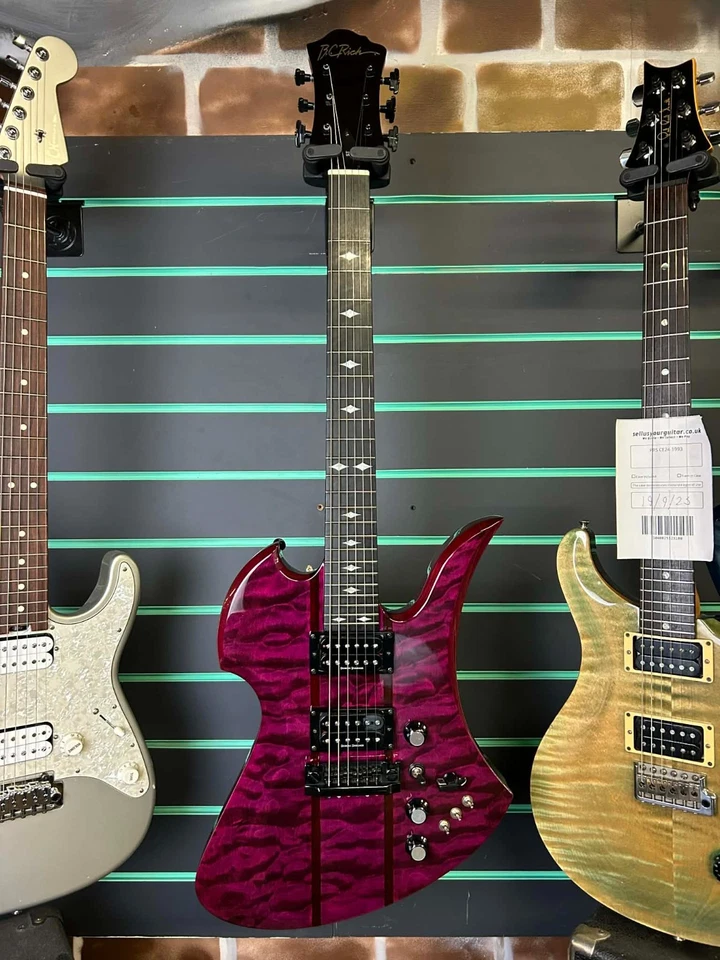 BC Rich Mockingbird ST Trans Purple 2008 Electric Guitar - Image 2 of 4