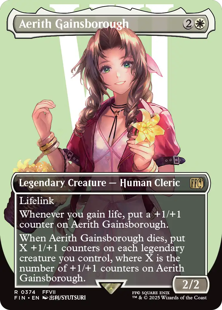 MTG Aerith Gainsborough (Full Art ) English | eBay
