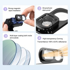 Travel Vlog Wide Angle Lens for Insta360 For Luna For Ultra For Gimbal Camera