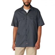 GENUINE DICKIES - SIZE: 3XL - Gray FLEX Short Sleeve Temp. Control Work Shirt