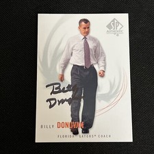 BILLY DONOVAN 2010 SP AUTHENTIC SIGNED AUTOGRAPHED CARD FLORIDA GATORS
