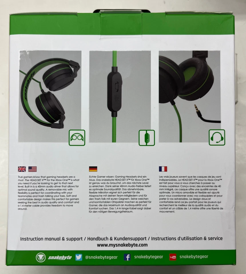 snakebyte "XBOX ONE" Head:Set X Headset - Image 2 of 4