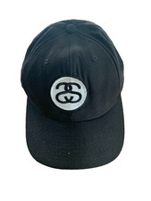 Vintage Stussy 90s Baseball Cap-Limited Edition-Mint-Double S Link