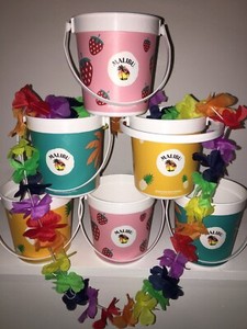 Malibu Drink Buckets "Endless Summer" 6 32 Oz Buckets 3 ...