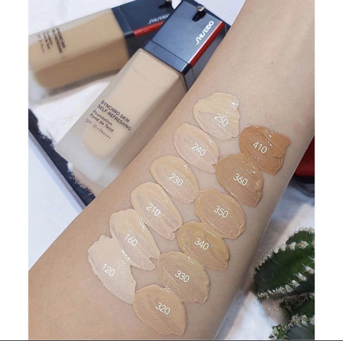 SHISEIDO SYNCHRO SKIN Self-Refreshing Foundation – Leichte Deckkraft, 24h Frischer Teint
