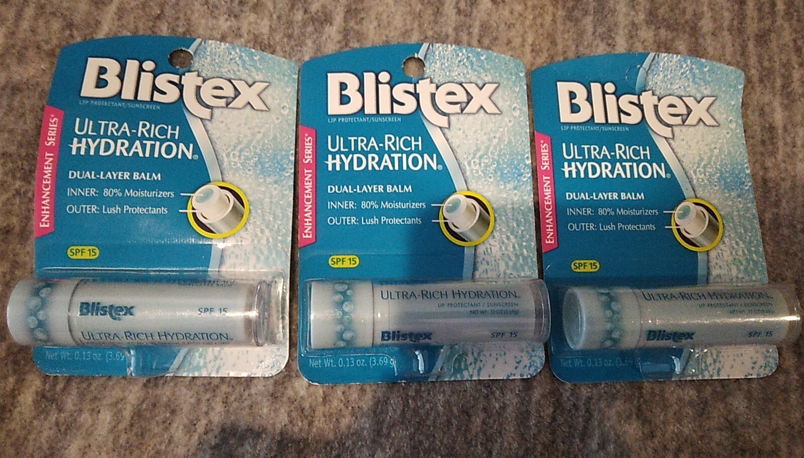 3-Pack Blistex Ultra-Rich Hydrating SPF 15 Lip Balm