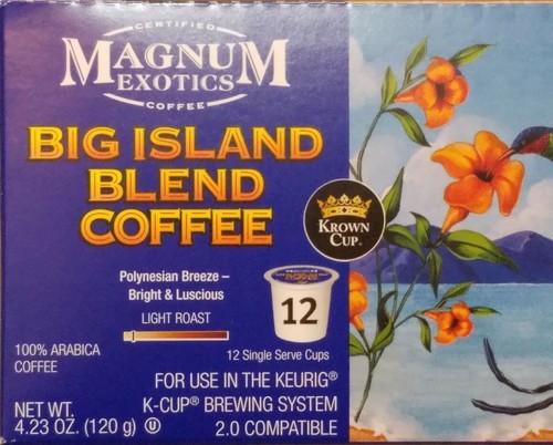 Big Island Mischung Kaffee K-Tassen 12 CT Magnum Exoten polynesische Brise - Bild 5 von 5