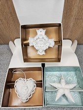 Margaret Furlong Porcelain Ornament Lot of 3 Vintage