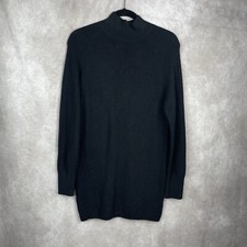 Lululemon Merino Wool-Blend Knit Sweater Dress In Black Women's Size 4