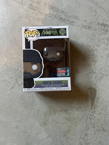 Funko Pop! Secret Invasion: NICK FURY #1115 NYCC 2022 Shared Sticker Exclusive
