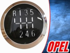 Für OPEL ASTRA H 3 ANTARA SCHALTKNOPF SCHALTKNAUF KAPPE EMBLEM ABDECKUNG 6 GANG