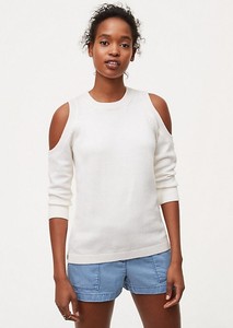 loft cold shoulder sweater