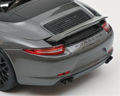 Schuco 1/18 Scale Porsche 911 GTS Grey Diecast car Model Toy Gift