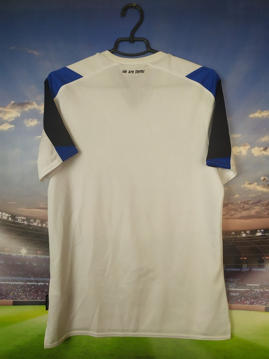 Derby County Jersey Home Football Shirt White Umbro Mens
