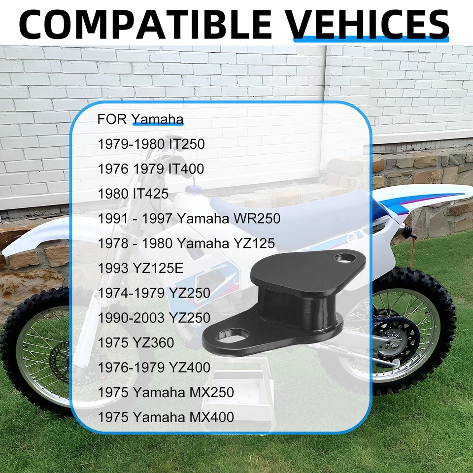 Exhaust Pipe Muffler Stay For Yamaha YZ125 YZ250 YZ360 YZ400 YZ 125 250 360 400 - Imagem 3 de 4