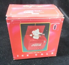 Collectible 1993 Coca-Cola – Holiday - Now You See It - Ornament - Cool Yule