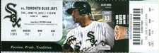 2013 White Sox vs Blue Jays Ticket: Jose Bautista Adam Dunn Conor Gillaspie HRs