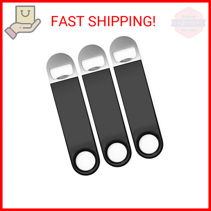 Bartender Bottle Openers, Beer Bottle Openers, Speed Openers 3 Pack by Premium C