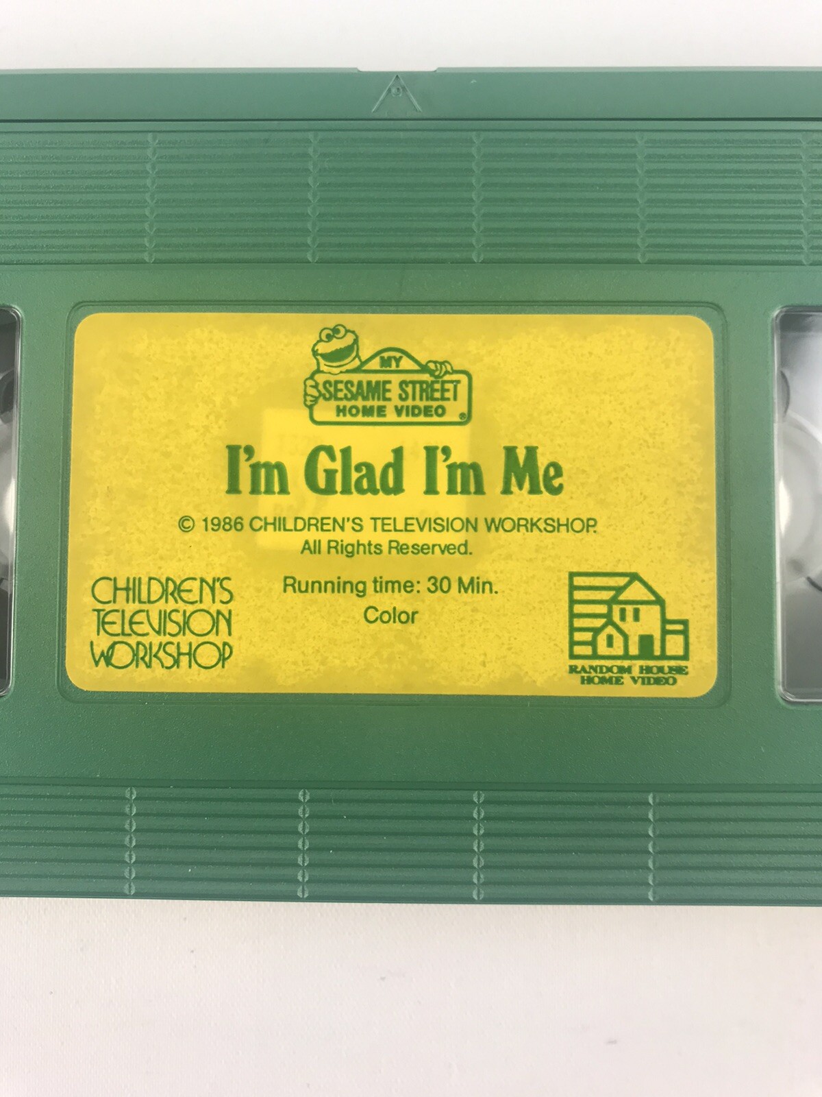 Vintage 1986 VHS Sesame Street Green I m Glad I m Me VHS ONLY vintage-1986-vhs-sesame-street-green-i-m-glad-i-m-me-vhs-only