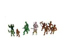 Vintage 1950s AJAX ARCHER Hard Plastic Spaceman Misc. Lot Of 11