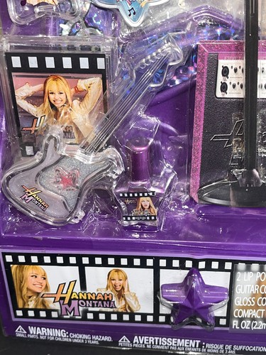 vtg Disney Hannah Montana Secret Celebrity Cosmetic Set Lip Gloss Make Up New - Picture 7 of 11