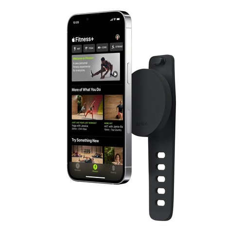 BELKIN MAGNETIC FITNESS MOUNT FOR IPHONE 12 / 13 / 14 / 15 & 16 - BLACK - 第 2/8 張圖片