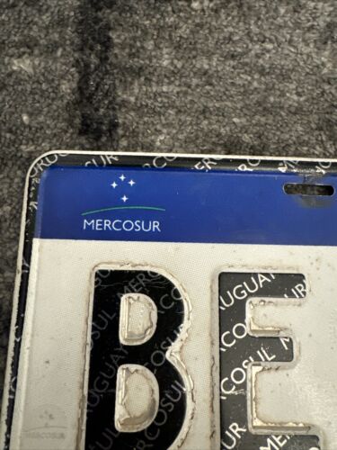 Targa Uruguay Mercosur Uruguaiana ๐บ๐พ BEA 3711. Topper Punta Del Este - Foto 9 di 10