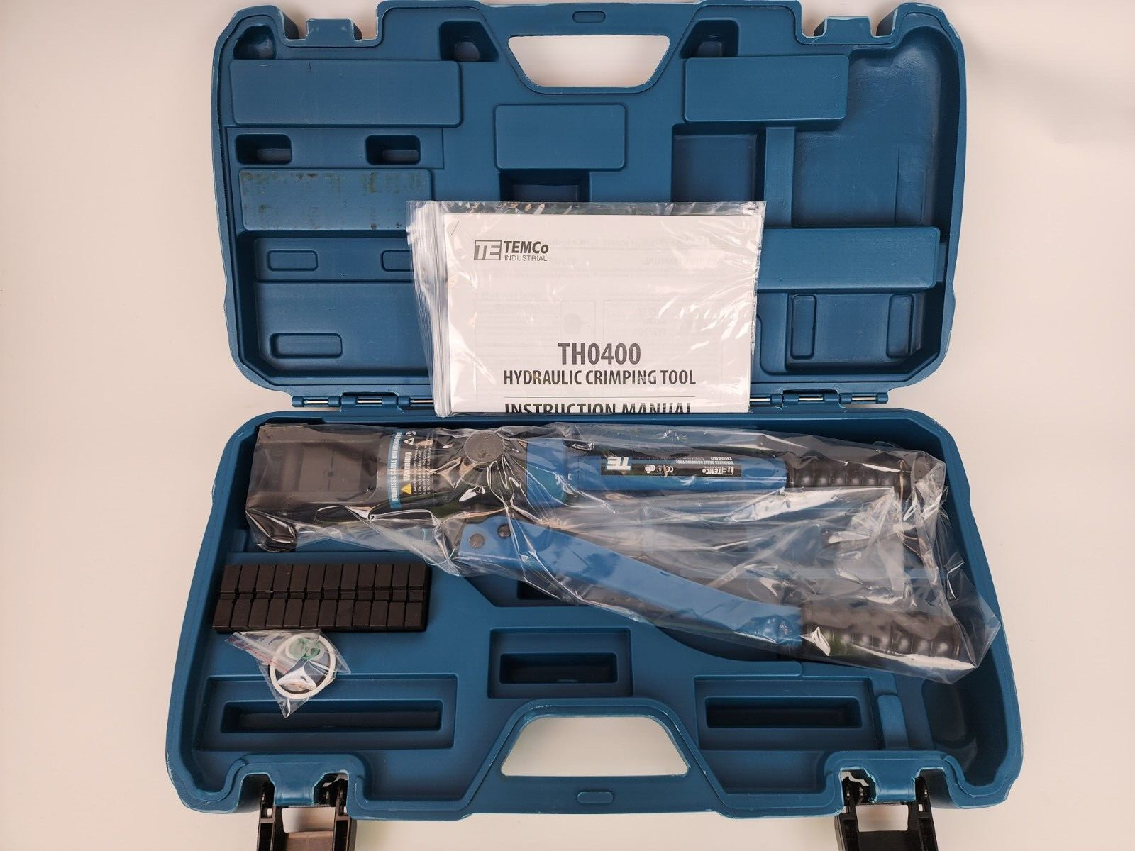 TEMCo Hydraulic Crimper for Stainless Steel Cable Fittings 1/16"-1/4" TH0400