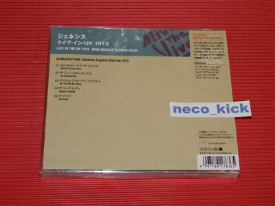 4BT GENESIS LIVE IN THE UK 1973 KING BISCUIT FLOWER HOUR JAPAN CD