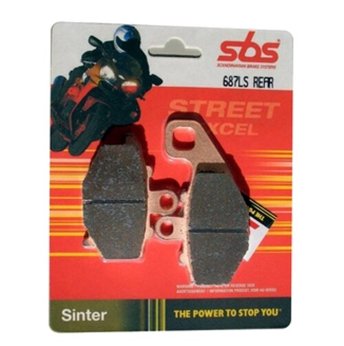 Hintere BremsbeläGe SBS Kawasaki GPZ 1100 1995 1996 1997 1998 1999-image
