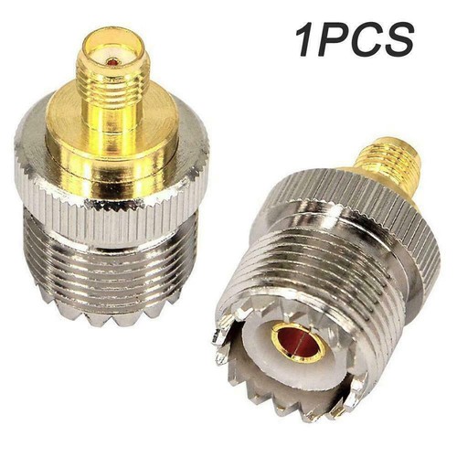Antenna Adapters S021A SMA female To UHF F SO239 For Baofeng H5Q3 PX-777 H9V1 - Photo 2/10